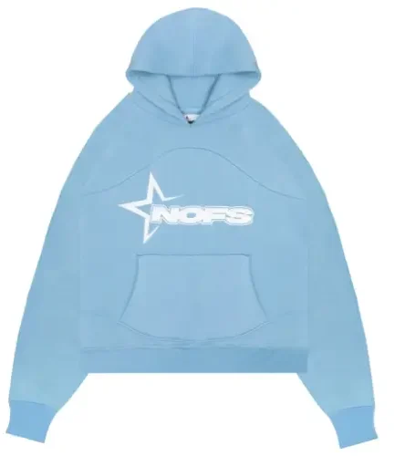 Baby Blue Noneofus Hoodie