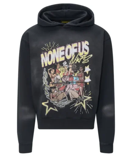 Black NOFS Vintage Hoodie