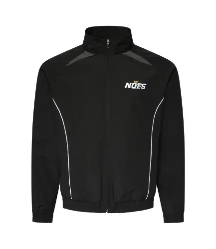 Black Nofs Nylon Zipper Jacket