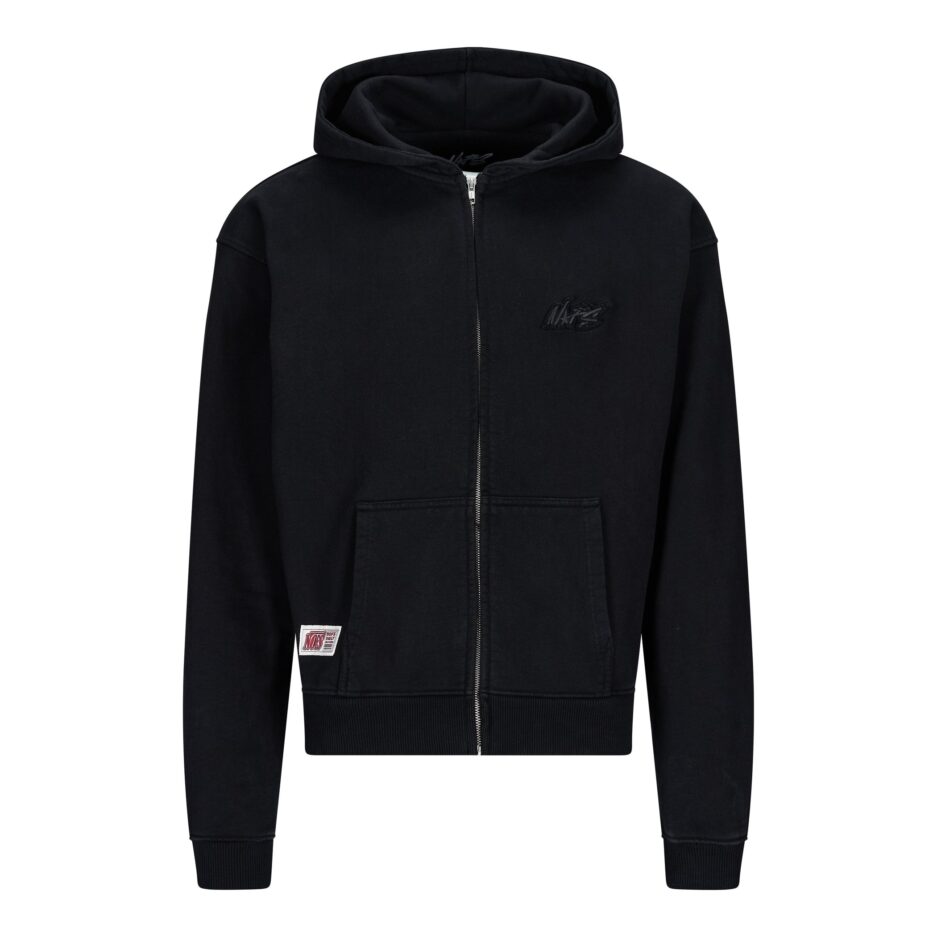 Black Basic Nofs Zipper